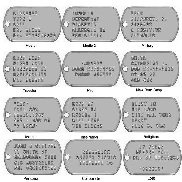 dog tags army. personalized photo dog tags