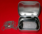 Dog Tags Storage Tin